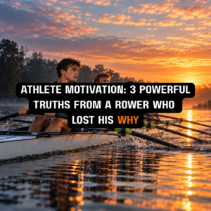High school rower training at sunrise, rebuilding athlete motivation one stroke at a time